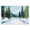 Stupell Industries Snowy Tall Tree Pass Wall Plaque, design by Petal Prints Design